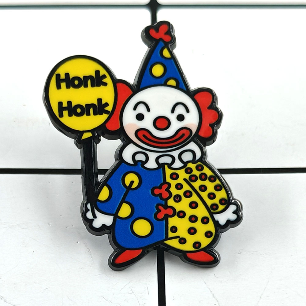Embroidery Bali - Broche de payaso Honk adorable, pin