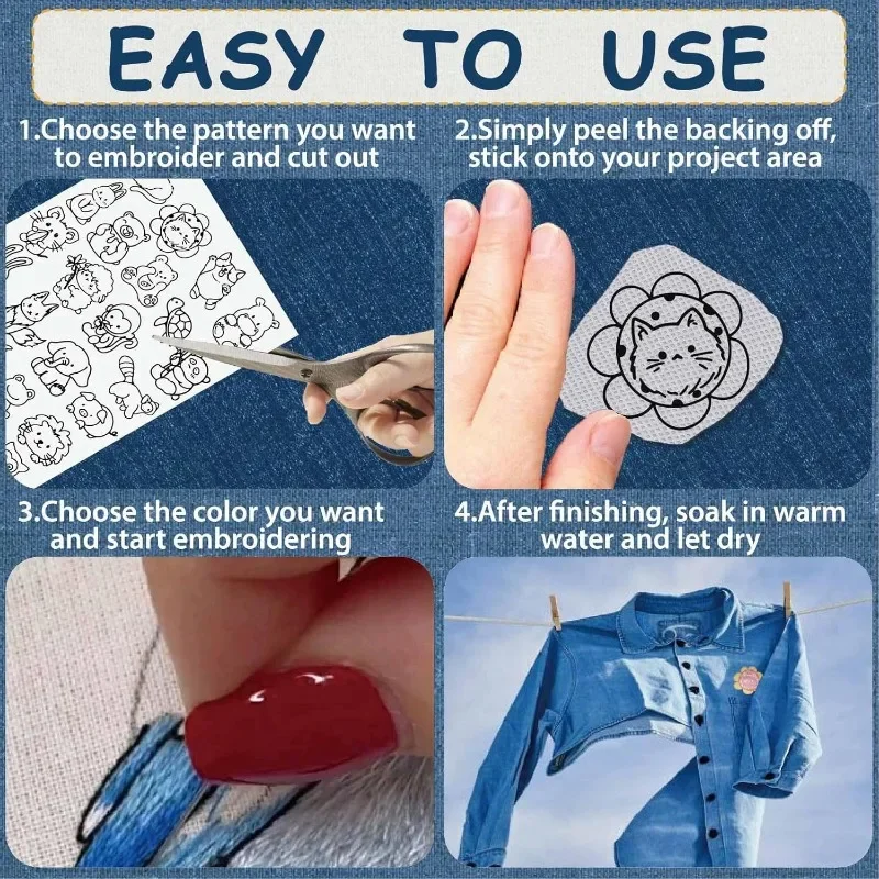 50 Uds. De patrones de bordado - Embroidery Meaning reseña y precio