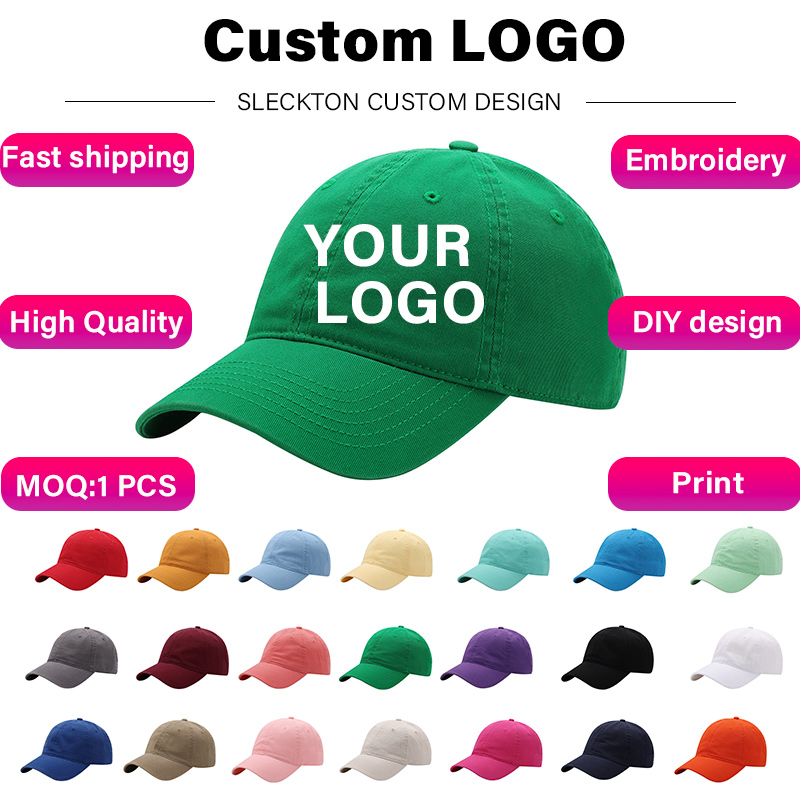 SLECKTON Gorra de béisbol pers - Embroidery Design Logo reseña y precio