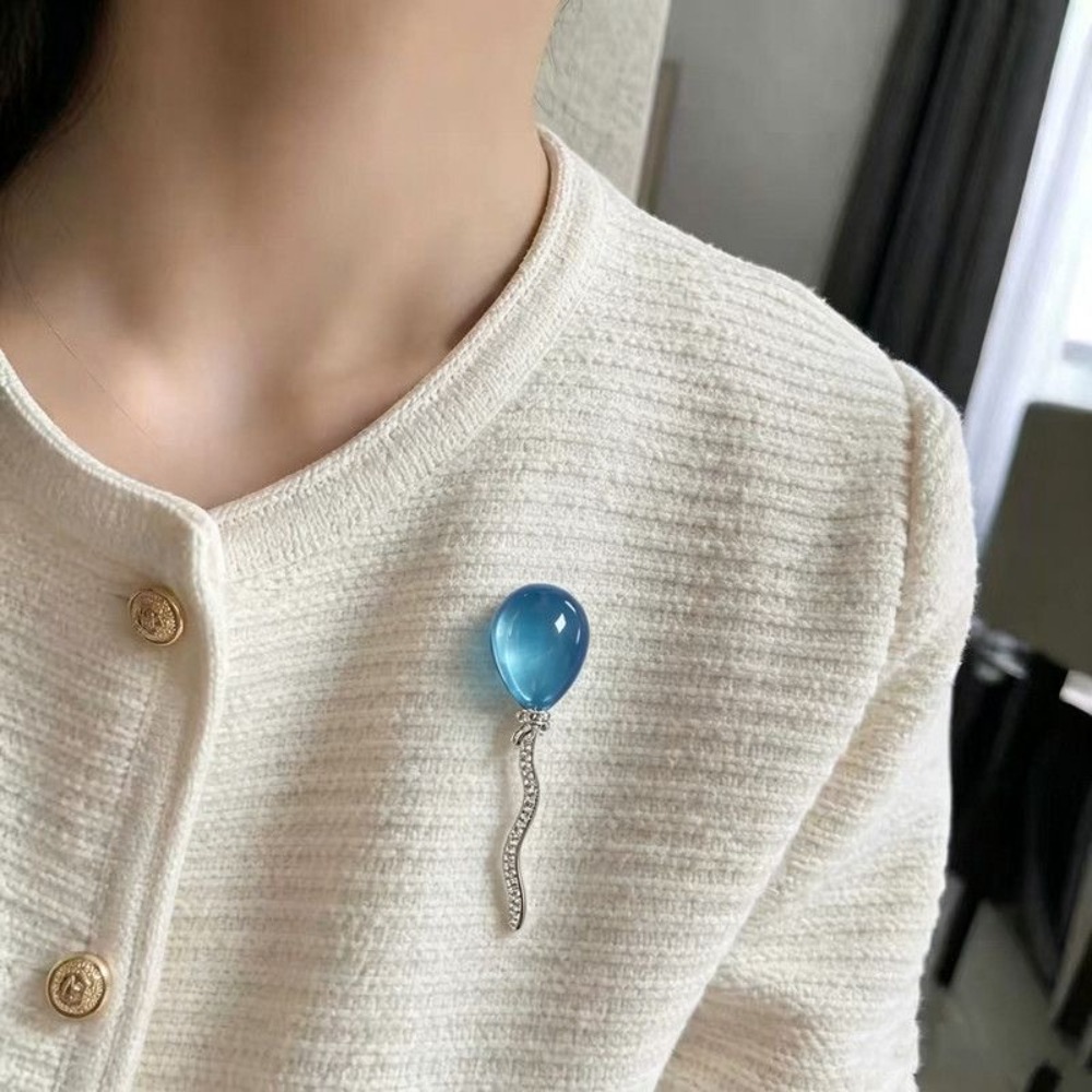Exquisito Broche de Globo Azul - Embroidery Bali reseña y precio