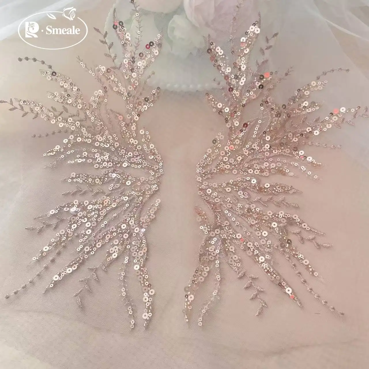 5 pares-2 pares. Apliques de e - Embroidery Rose reseña y precio