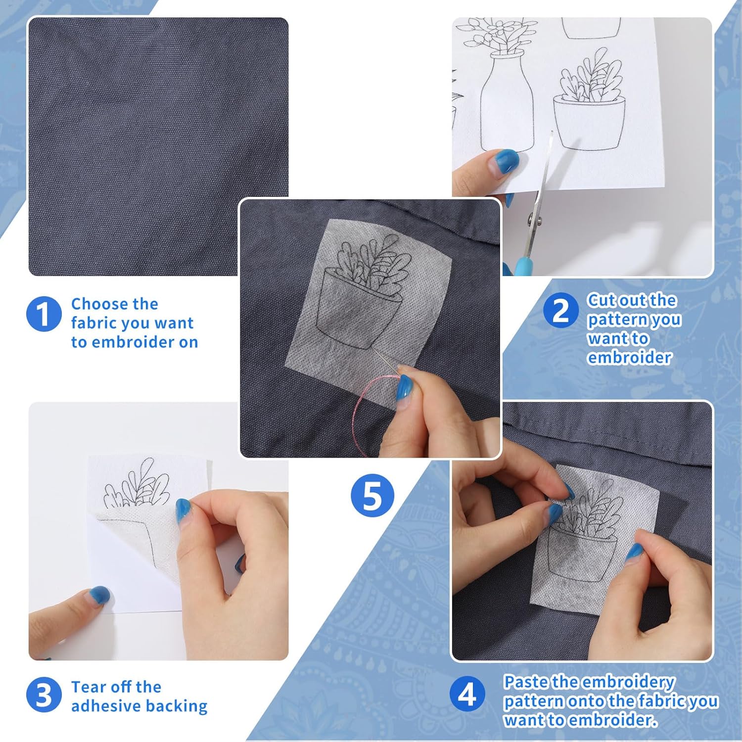 Estabilizadores de patrones de - Embroidery Meaning reseña y precio
