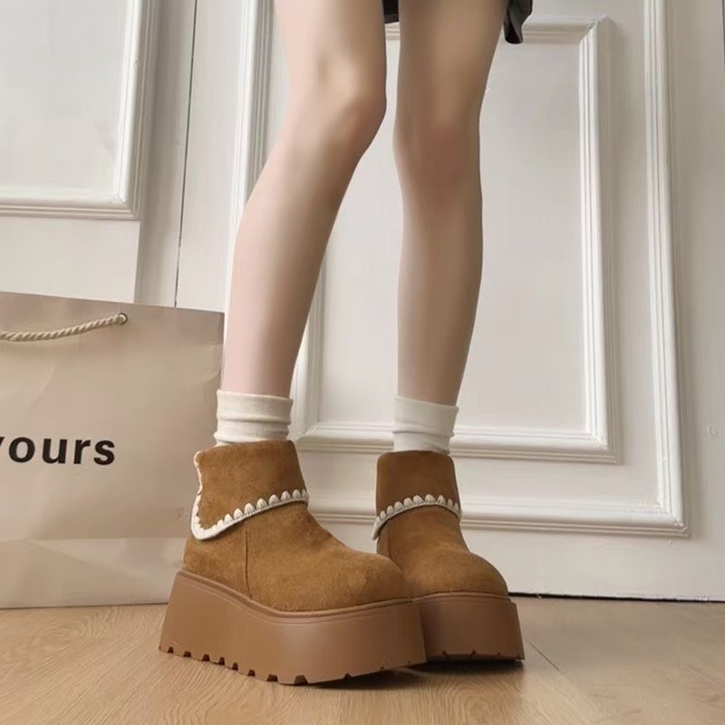 Botas de nieve de plataforma p - Embroidery Garments reseña y precio