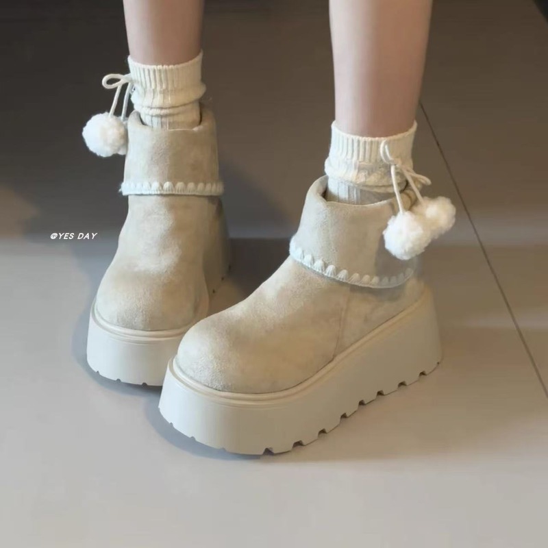 Botas de nieve de plataforma p - Embroidery Garments reseña y precio
