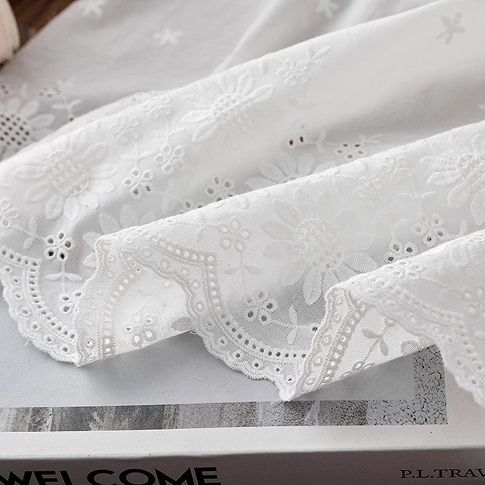 Tela de algodón con flores hue - Embroidery Cotton Shirt reseña y precio