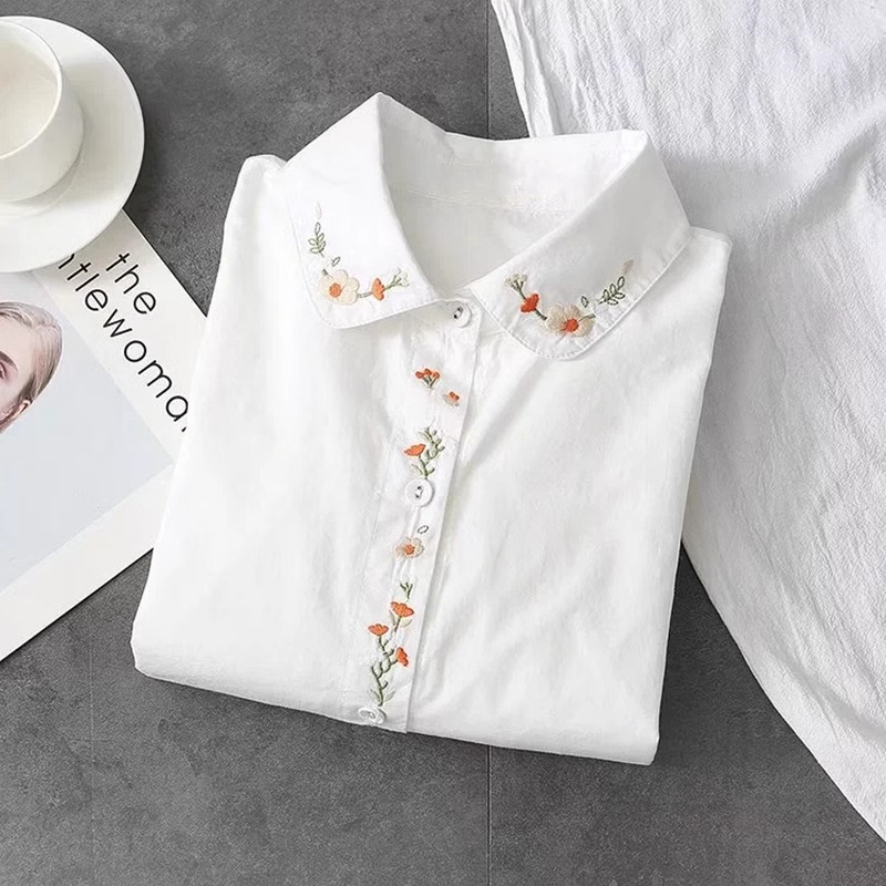 Nuevas camisas blancas de algo - Embroidery Online reseña y precio