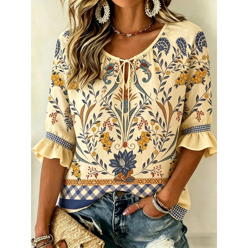 Blusa de Mujer para Primavera- - Embroidery Online reseña y precio