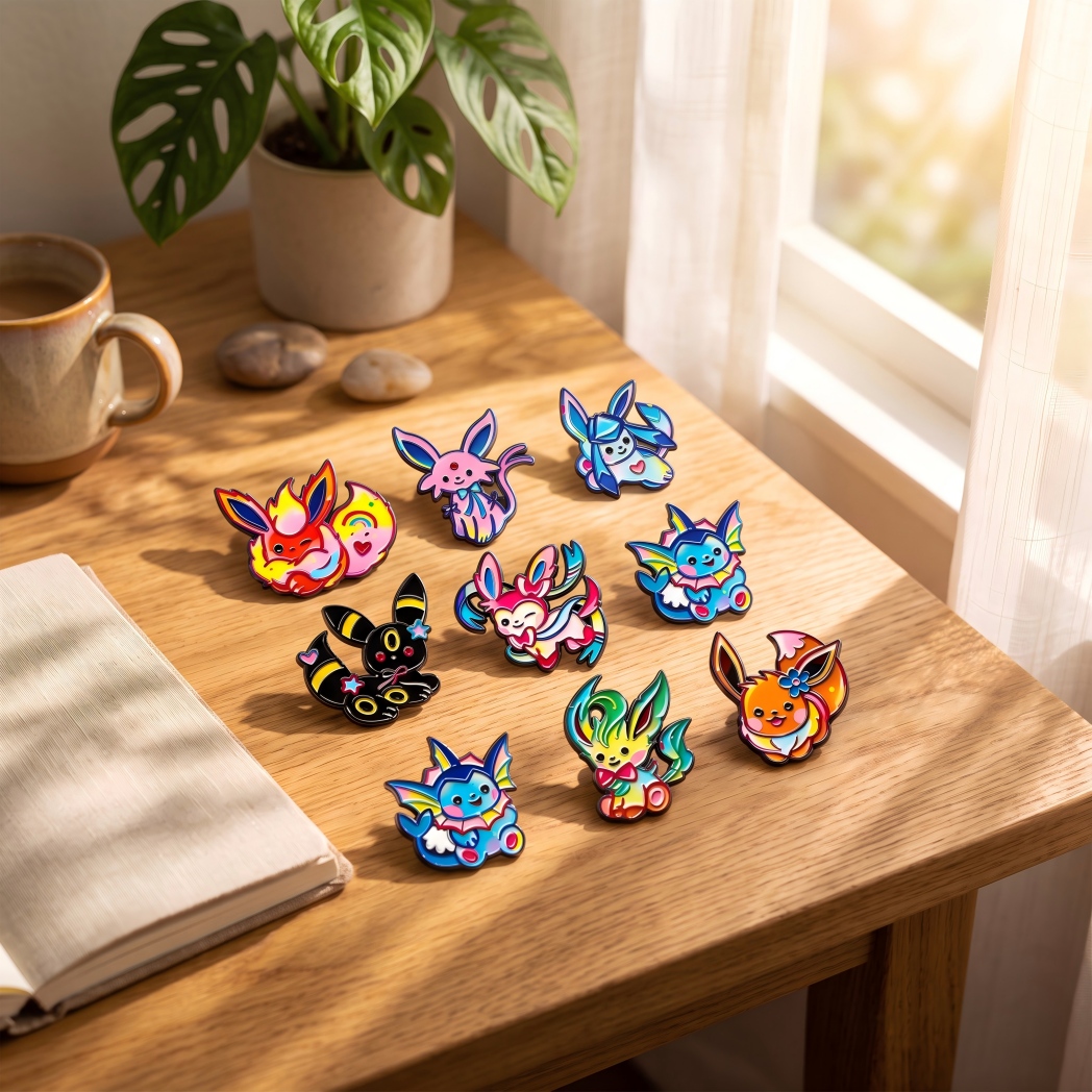Set de pines de solapa de Eeve - Embroidery Reddit reseña y precio